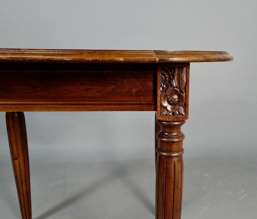 Art Deco Walnut Table -photo-4