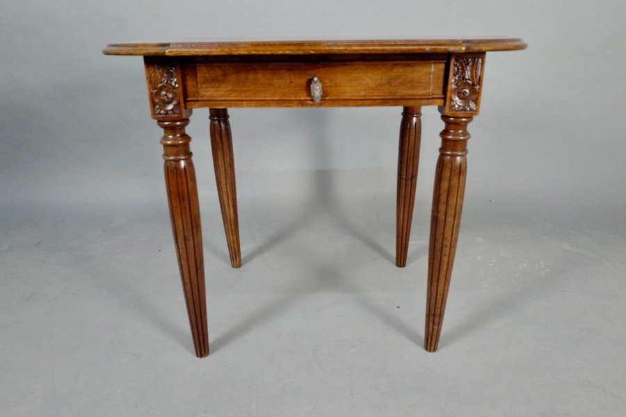 Art Deco Walnut Table -photo-1