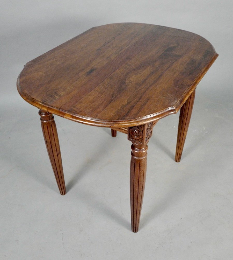 Art Deco Walnut Table -photo-5