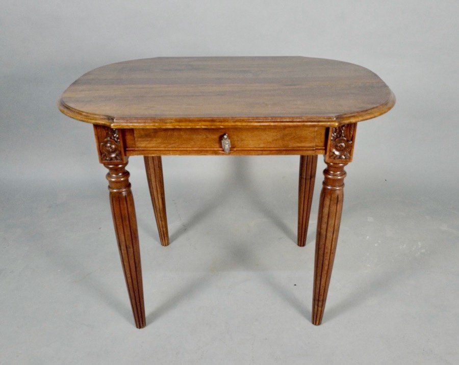 Art Deco Walnut Table 