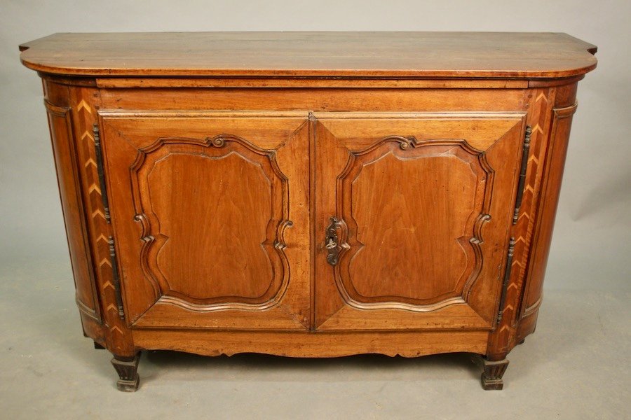 Walnut Buffet With Pull Handle 18th Century East Of France