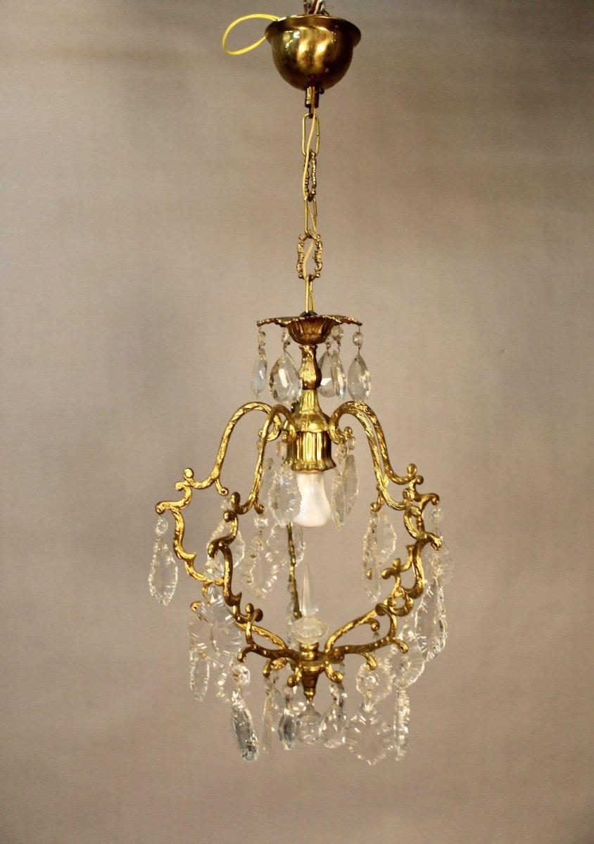 Bronze Chandelier And Tassels Small Model