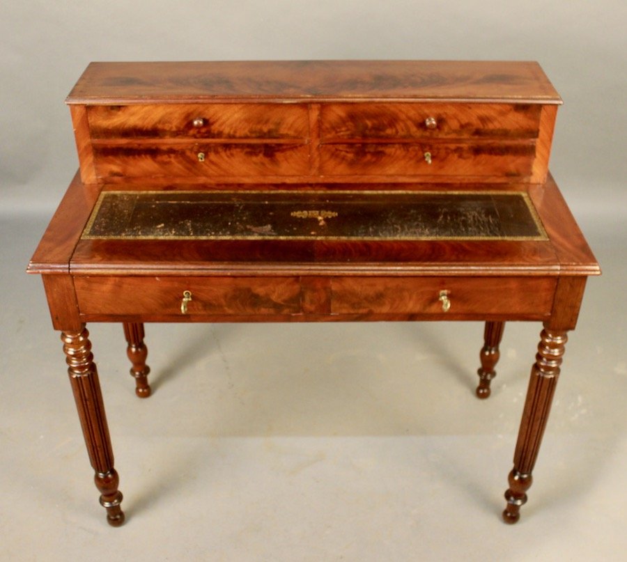 Louis Philippe Mahogany Desk-photo-7