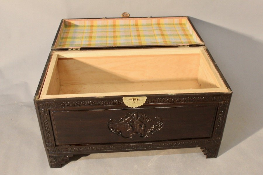 Chinese Camphor Tree Wedding Chest-photo-5