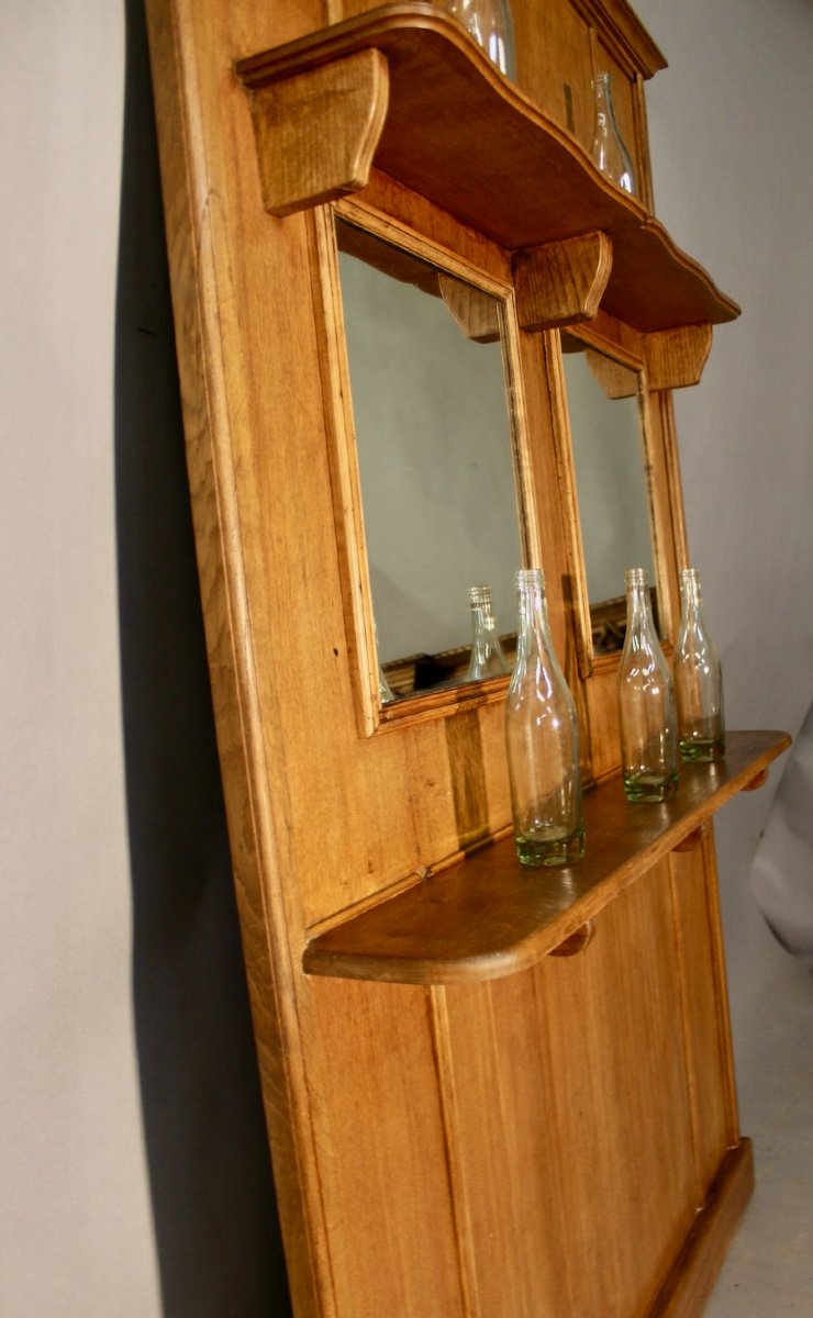 Back Of Bar / Glass In Oak-photo-2