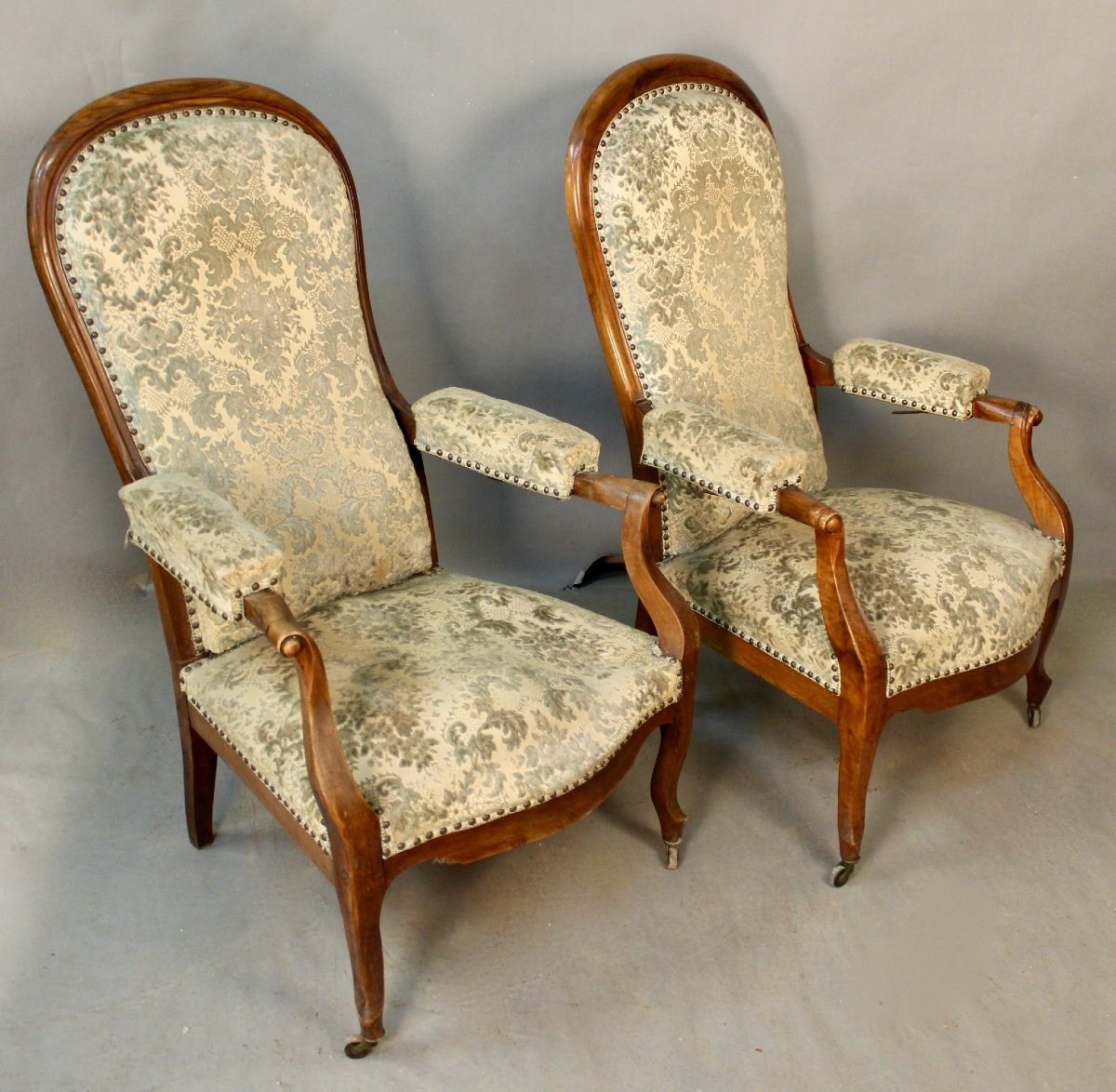 Pair Of Voltaire Rack Armchairs-photo-4