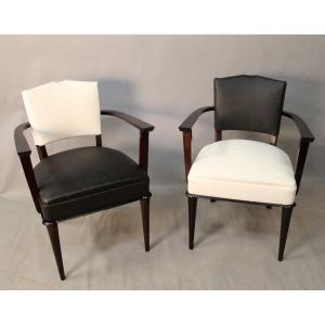 Pair Of Bridge Armchairs