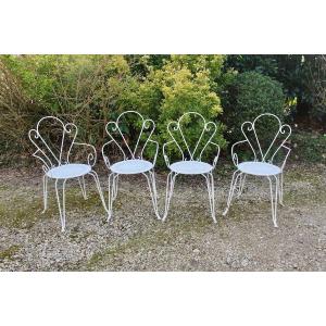 Suite Of 4 Garden Armchairs