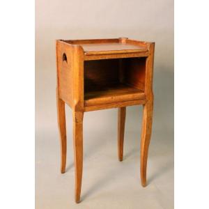 Old 19th Century Oak Bedside Table