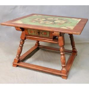 19th Century Swiss Changer's Table