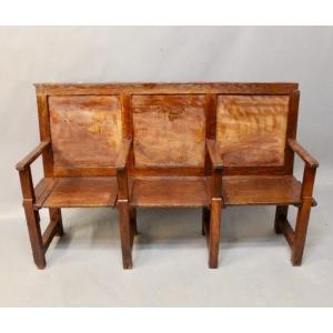 3 Seater Oak Church Bench