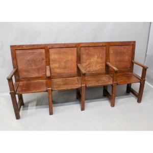 4 Seater Oak Church Bench