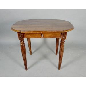 Table Art Deco En Noyer 