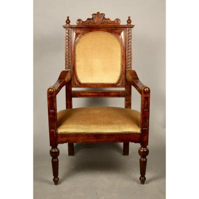 Nineteenth Mahogany Office Chair