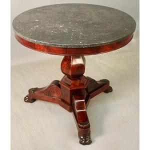 Mahogany Restoration Period Pedestal Table