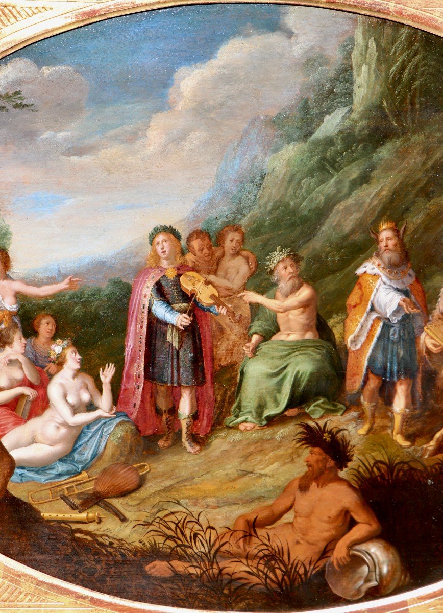 Adriaen Van Nieulandt (1587 - 1658), The Musical Contest Between Pan And Apollo-photo-4