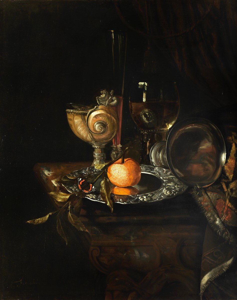 Frans Sant-Acker (1648 - 1688), Une nature morte-photo-1