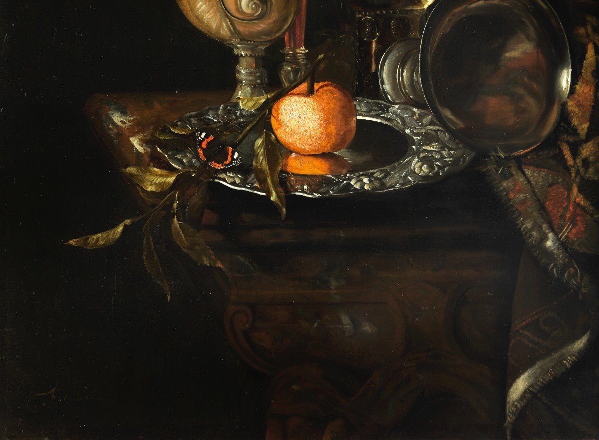 Frans Sant-Acker (1648 - 1688), Une nature morte-photo-4