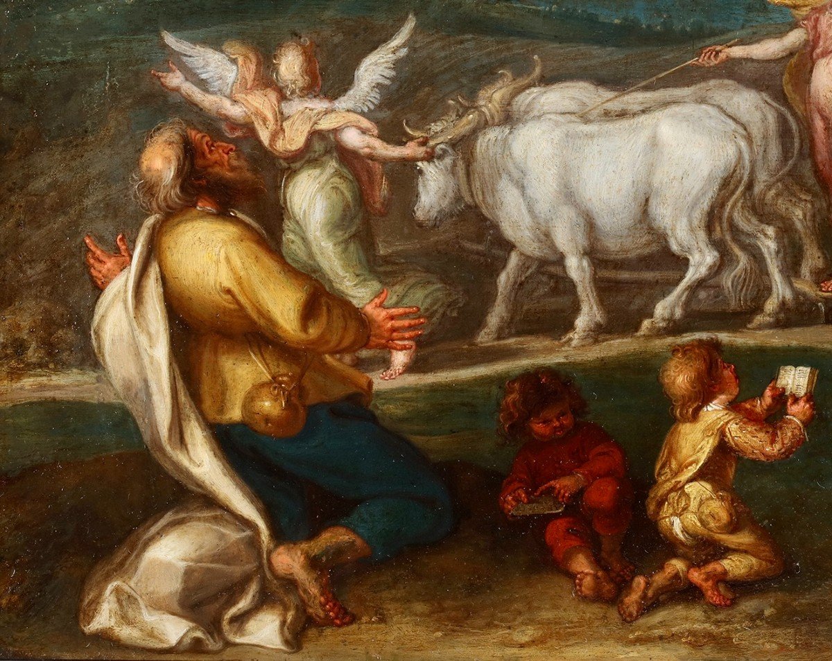 Simon De Vos (1603 - 1676), The Miracle Of Saint Isidore The Farmer-photo-5