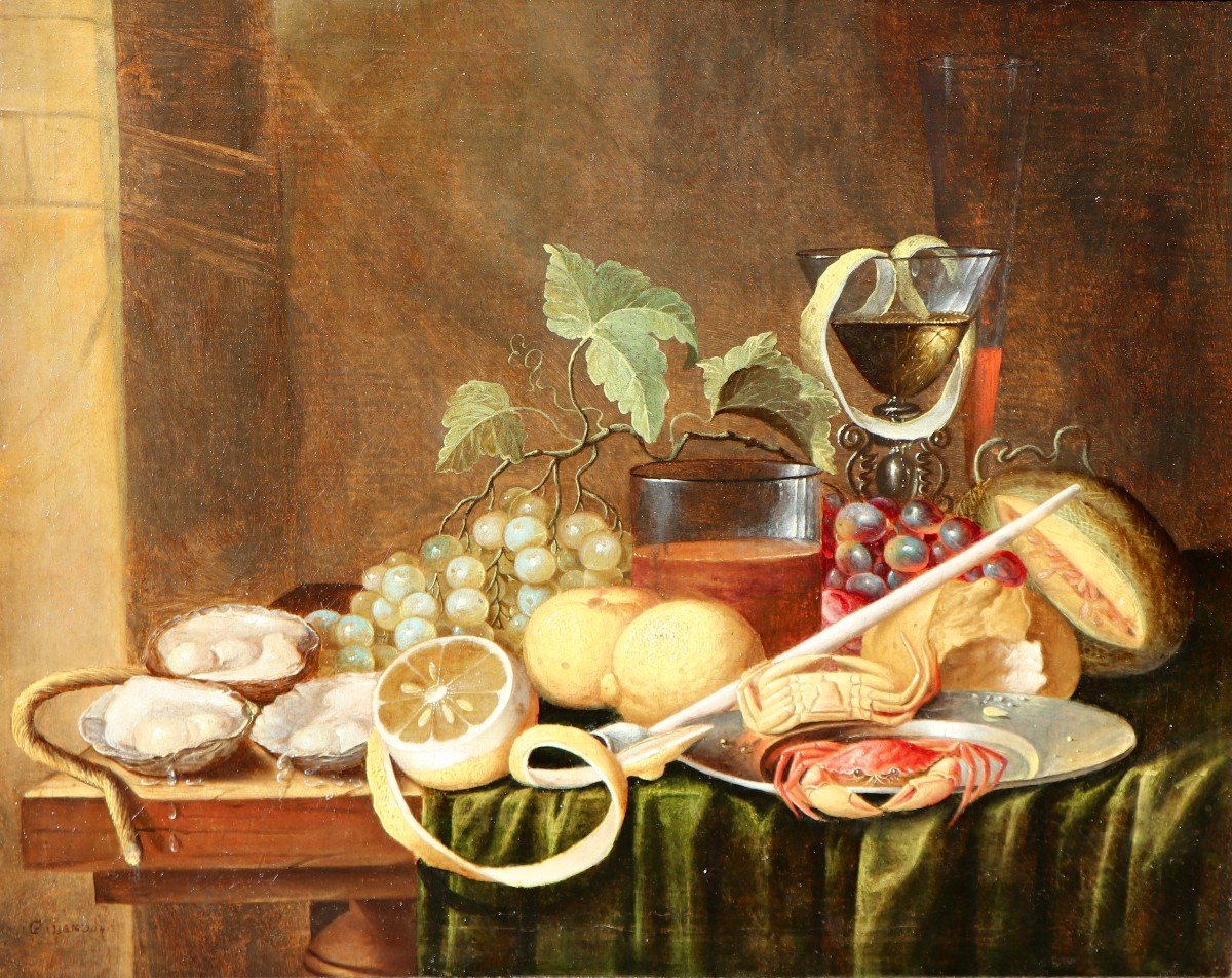 Gilliam Dandoy (active Between 1640 And 1654), Still Life-photo-1