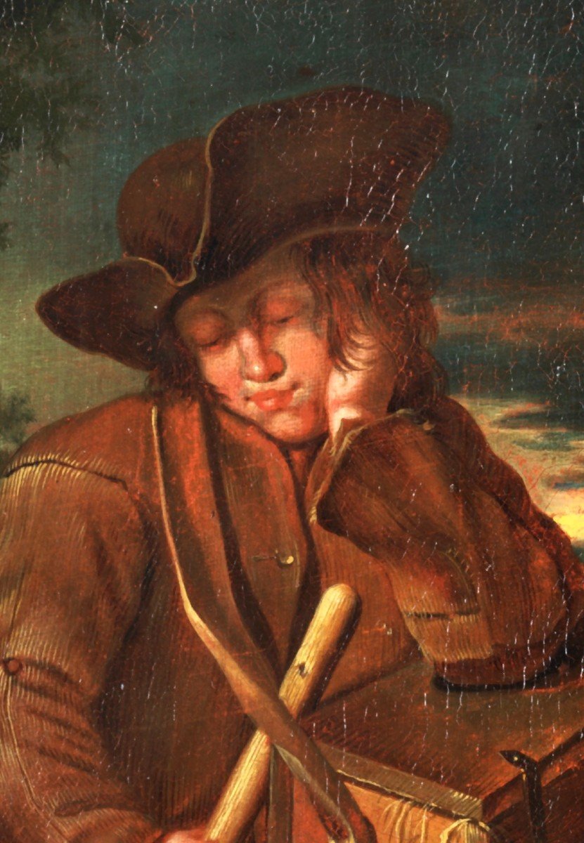 Attribué à Peeter Snyers (1681 - 1752), Un jeune Savoyard-photo-5