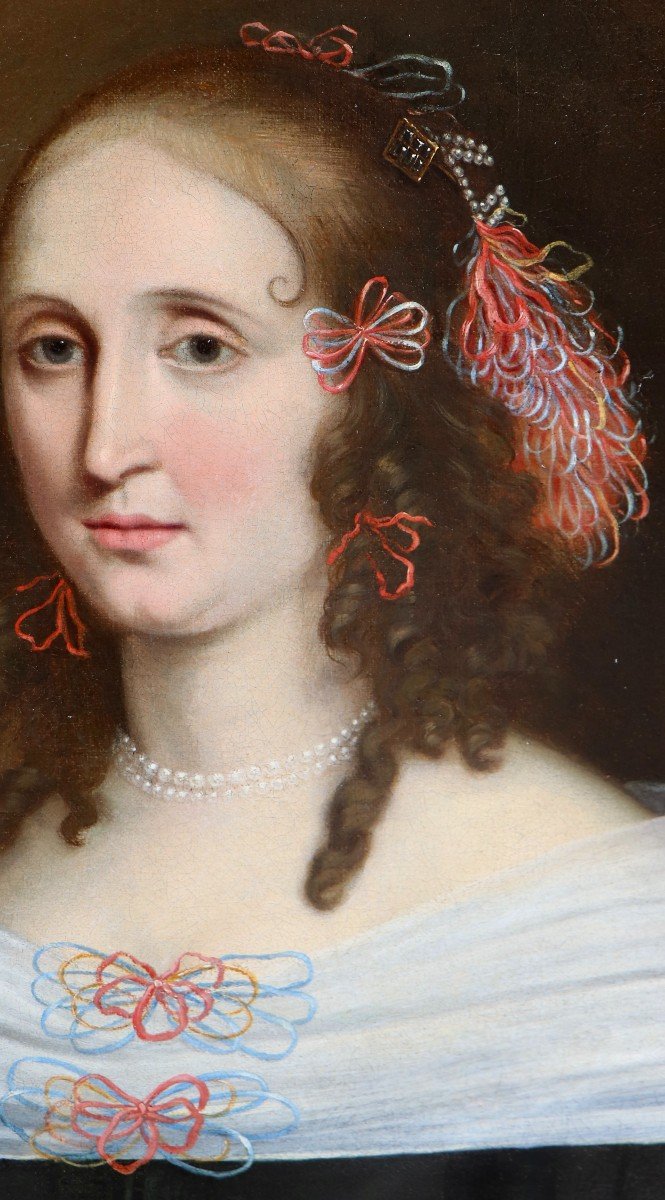 Attribué à Juriaen Jacobsz. (1624 - 1685), Portrait de femme-photo-6