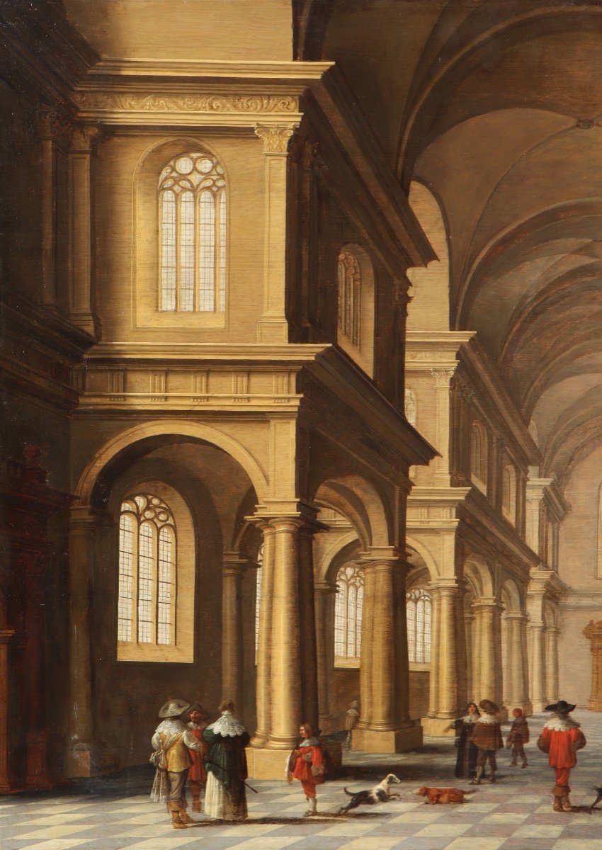 Jan Van Der Vucht And Anthonie Palamedesz., Church Interior-photo-2