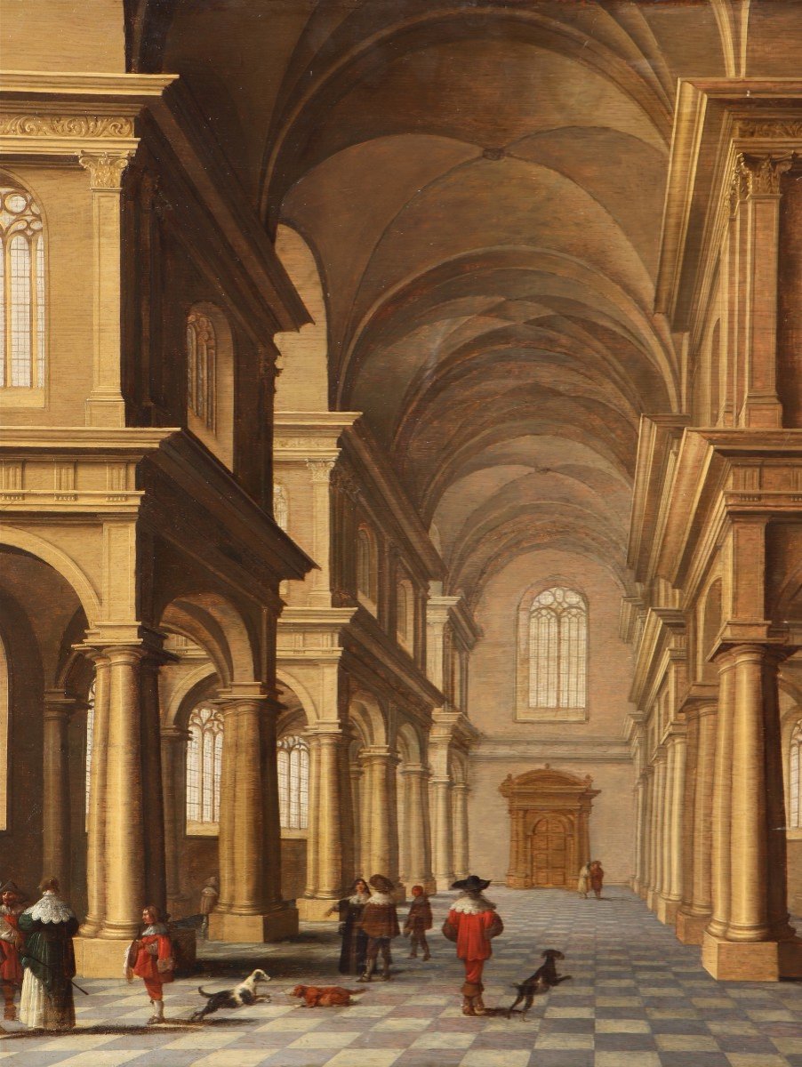 Jan Van Der Vucht And Anthonie Palamedesz., Church Interior-photo-3