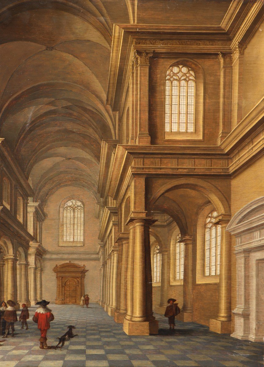 Jan Van Der Vucht And Anthonie Palamedesz., Church Interior-photo-4