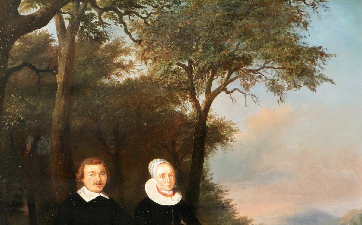 Attributed To Herman Doncker (1595 – Circa 1650/51), Family Portrait With A Small Pony-photo-2