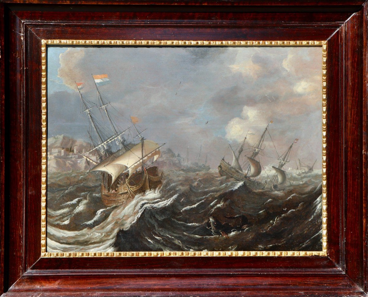 Andries Van Eertvelt (1590 - 1652), Ships In A Storm