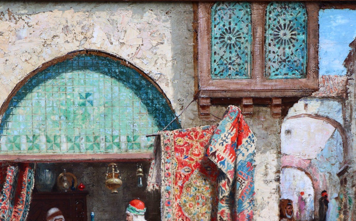 Addisson Thomas Millar (1860 - 1913), Une vue dans le Bazar d'Alger (1911)-photo-6