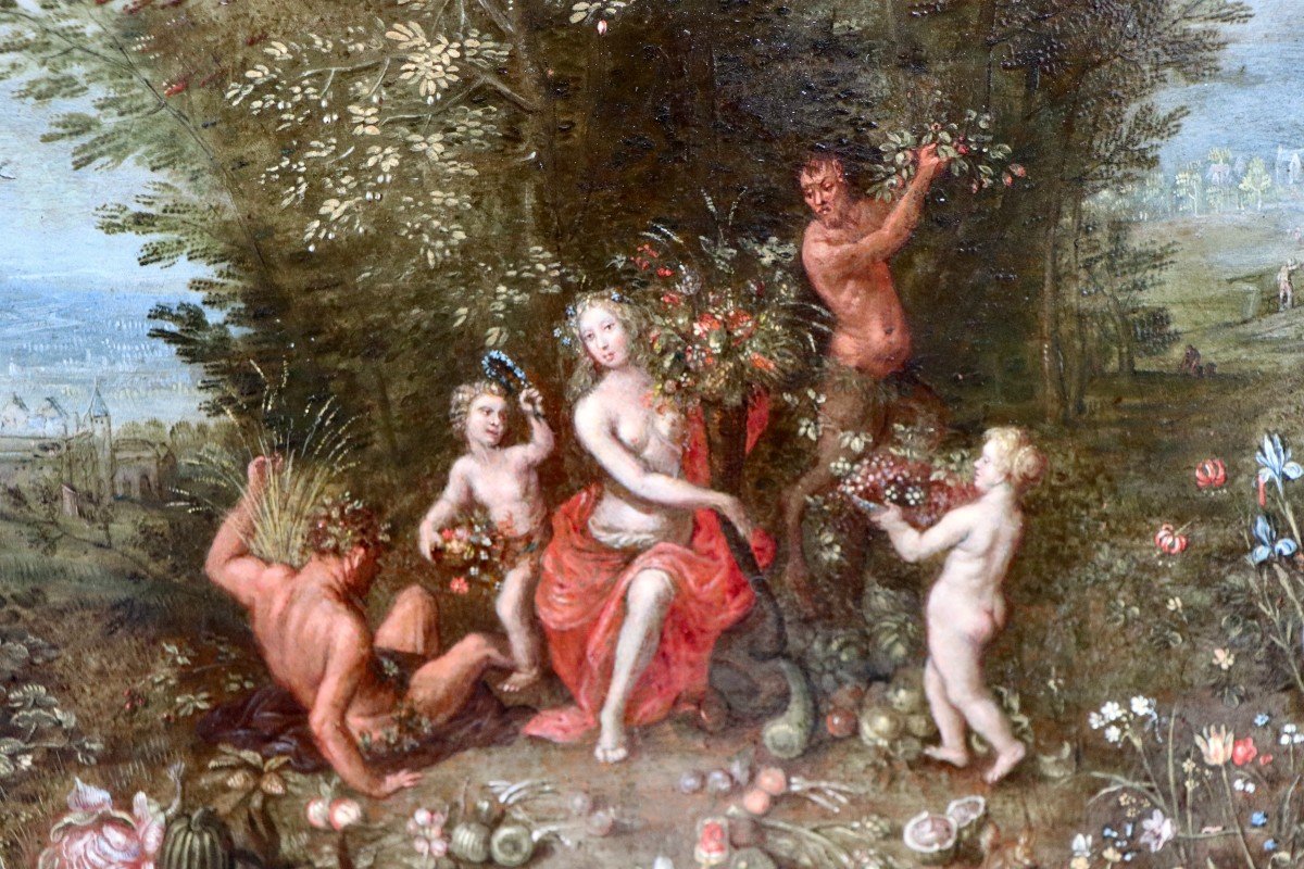 Attributed To Jan Van Kessel The Elder (1626 - 1679), Allegory Of The Earth-photo-6