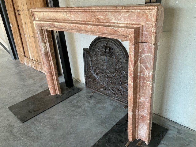 Italian Marble Fireplace, 18th Century-photo-4