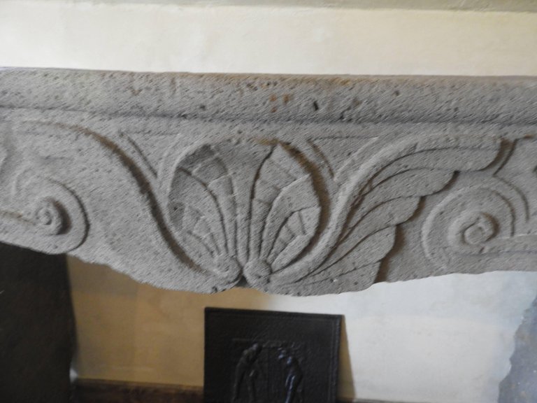 Fireplace In Volcanic Basalt Stone 'pierre De Volvic', 18th Century-photo-4