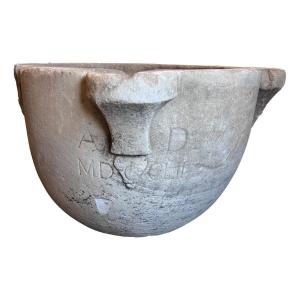 Large Marble Mortar, 18th Century