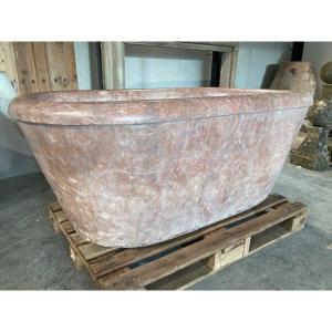 Italian Macchiavecchia Marble Bathtub