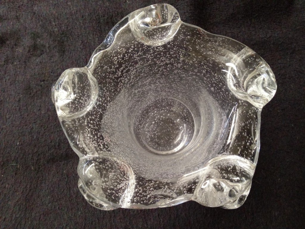 Daum - Bubble Vase - Art Deco - 5 Roses - 1926 -photo-2