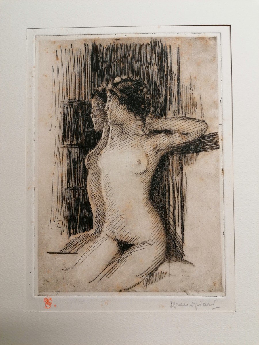 M. Grandgerard – Etching – 20th Century Engraving – No. 43 – The 1st Plate-photo-2