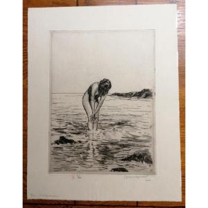 M. Grandgerard – Etching – 20th Century Engraving – No. 50 – Edition No. 3 Of 40 Copies