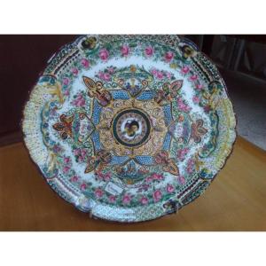 Limoges - Haviland - Decorative Dish - Hand-breaded - 19th Century 