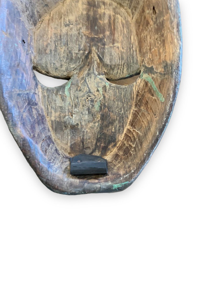 Masque Topeng Indonésie En Bois Polychrome-photo-3