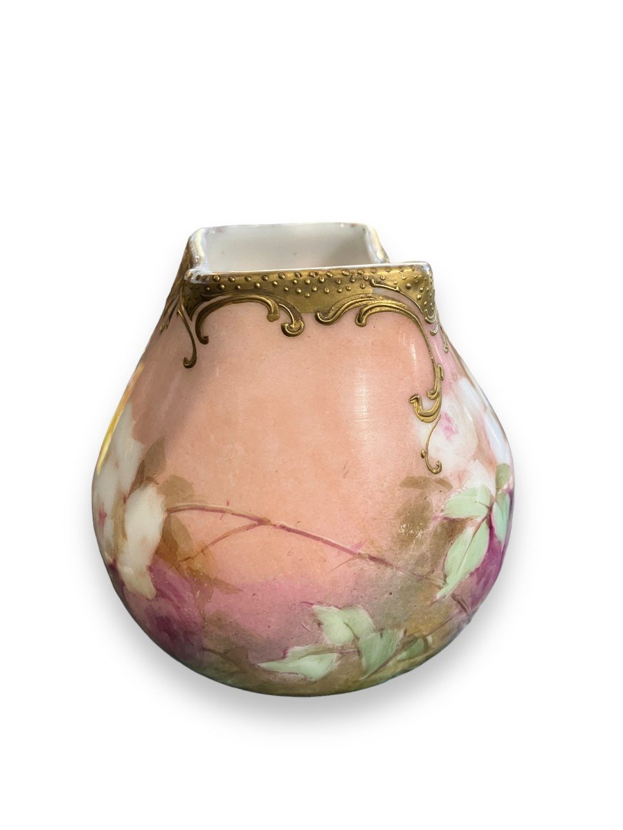 XIXth Century Painted And Gilded Porcelain Vase-photo-7