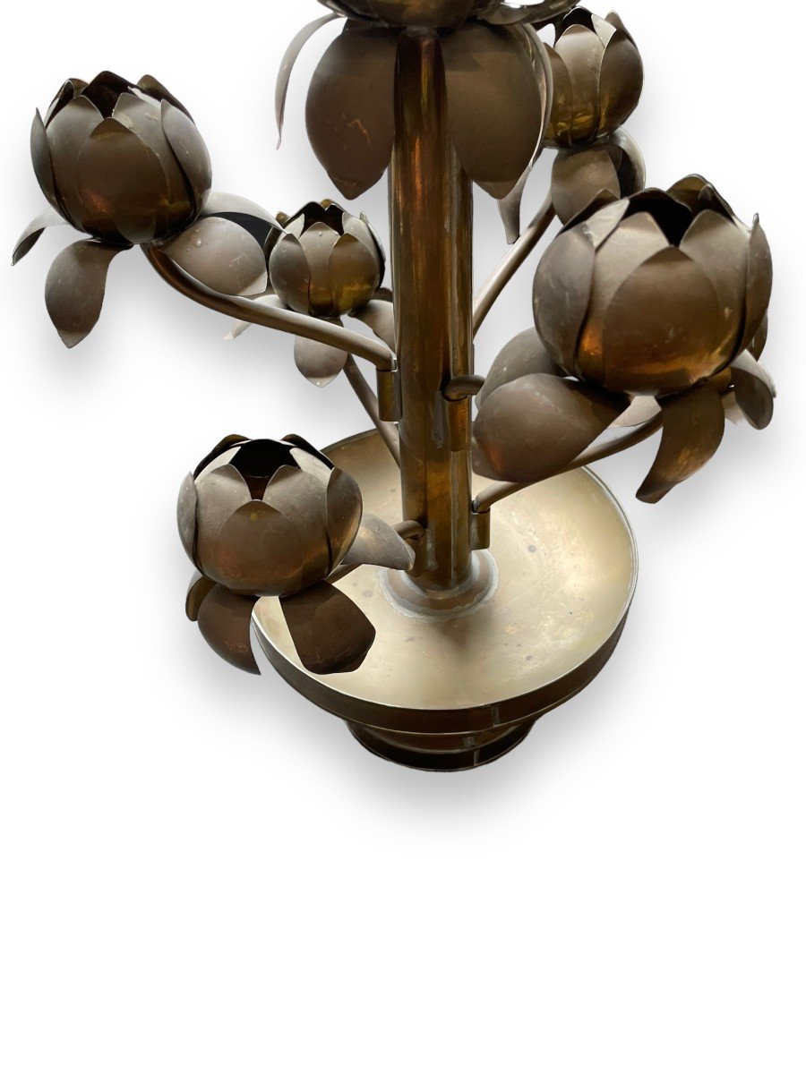 Candlestick Candlestick Flower 7 Branches Dlg From Maison Jansen-photo-4