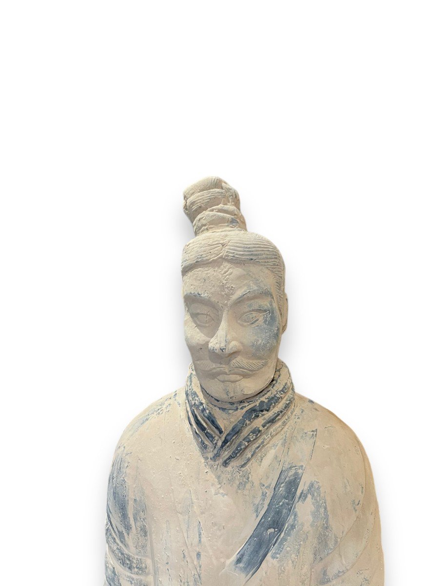 Huge Decorative Chinese Terracotta Soldier Statue Of Qin Shi Huang-photo-2