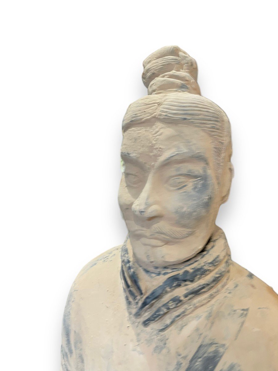 Huge Decorative Chinese Terracotta Soldier Statue Of Qin Shi Huang-photo-3