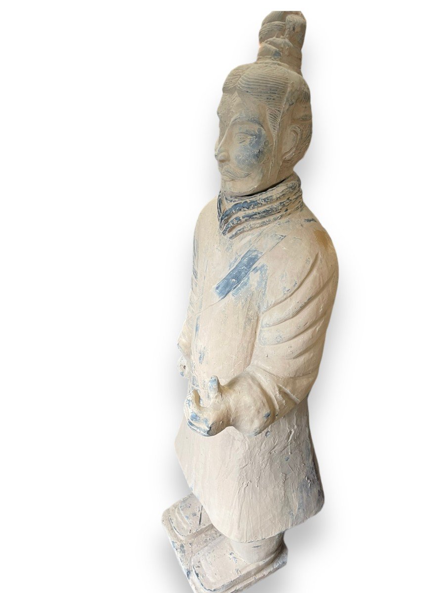 Huge Decorative Chinese Terracotta Soldier Statue Of Qin Shi Huang-photo-4