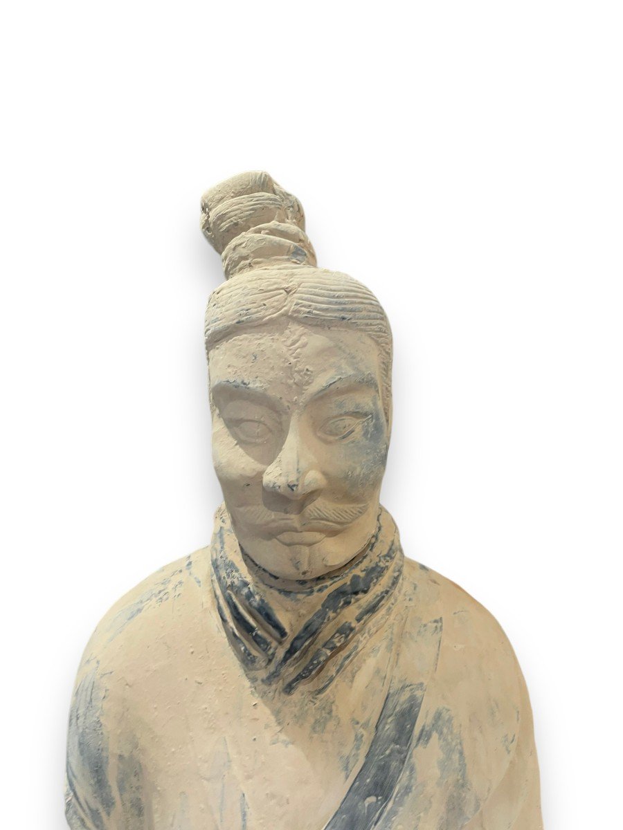 Huge Decorative Chinese Terracotta Soldier Statue Of Qin Shi Huang-photo-2