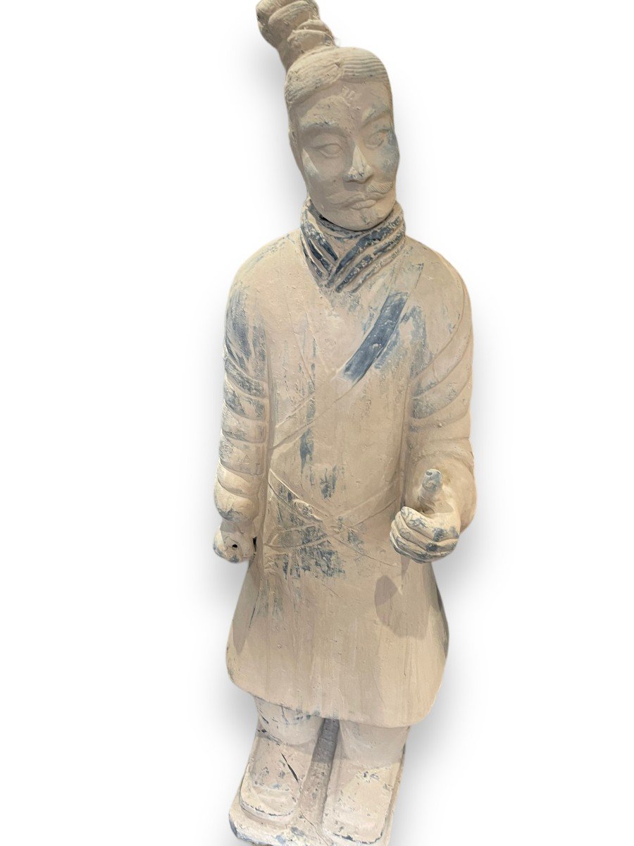 Huge Decorative Chinese Terracotta Soldier Statue Of Qin Shi Huang-photo-3