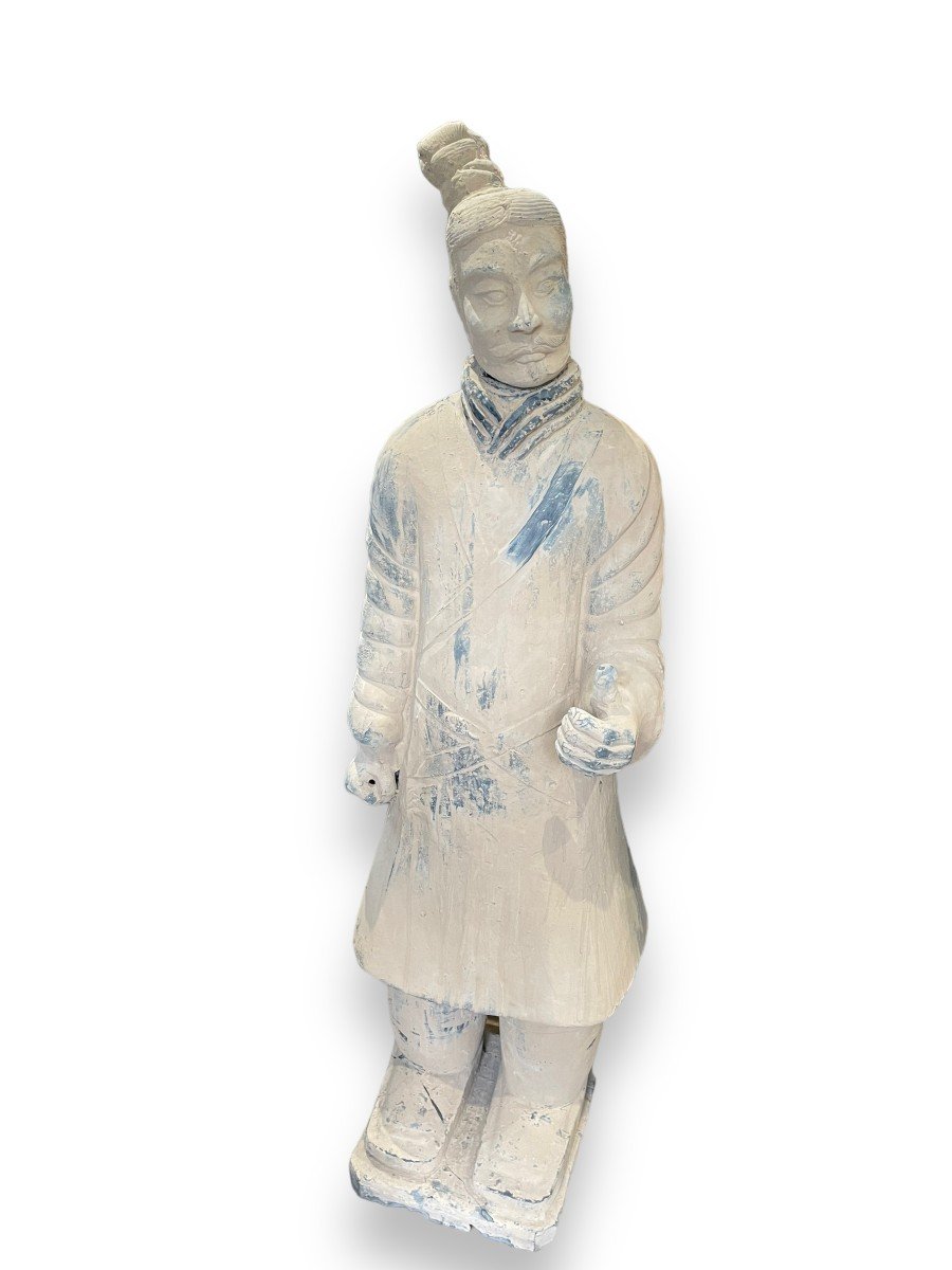 Huge Decorative Chinese Terracotta Soldier Statue Of Qin Shi Huang-photo-6